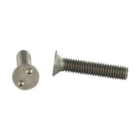 1 x Vite Per Metalli Di Sicurezza Testa Forata SNAKE EYES M4X10 Acciaio Inox A2
