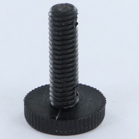 1 x PIEDE Martinetto Meccanico A Vite Regolazione M6X20 Diametro Della Testa: 15 Nylon