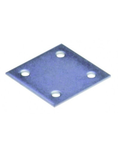 1 x Piastra ASSEMBLAGGIO 40X40 Zincate