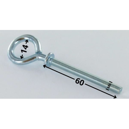 1 x Golfare A Vite Metalli Con Flangia 6X60 Zincate