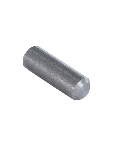 1 x Aste Lisce Acciaio Grezzo 10X30 Smusso/2 Punta