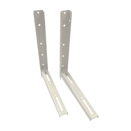 1 x Kit di 2 staffe a parete per condizionatore d'aria 2X500