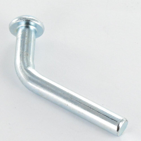 1 x Spinetta di sicurezza Testa Poelier 6X45 Zincate