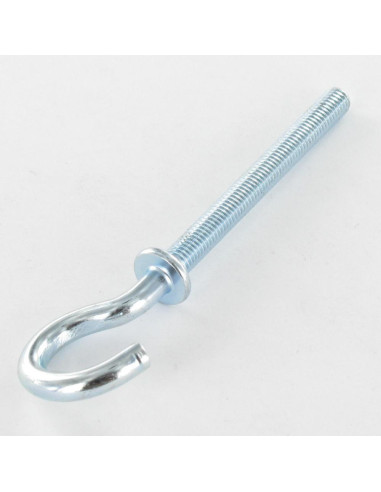 1 x Gancio Metalli Con Flangia M4X40 Zincate