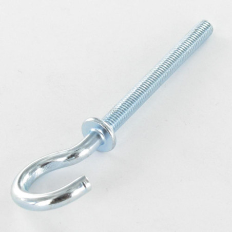 1 x Gancio Metalli Con Flangia M4X40 Zincate