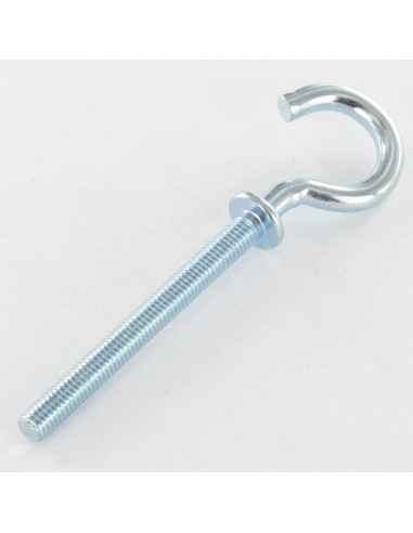 1 x Gancio Metalli Con Flangia M4X40 Zincate