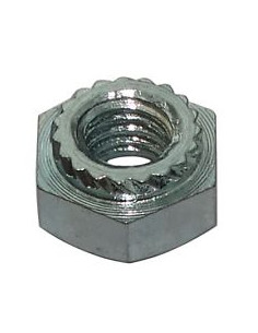 Dado esagonale per lamiera M12 Acciaio Inox A2 Nero...