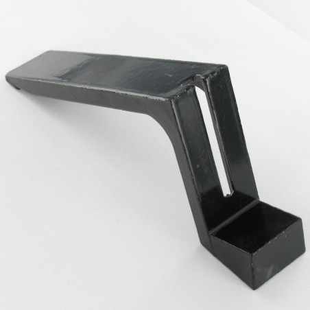 1 x Flangia fisso Acciaio Zincato Nero 43X100X18 Riferimento 417/10