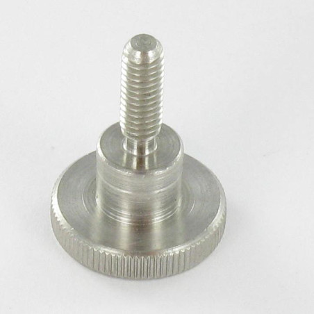1 x Vite Per Metalli Zigrinata M3X8 Acciaio Inox A1 microviti