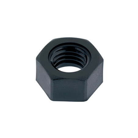 1 x Dado nailon negro Esagonale M24