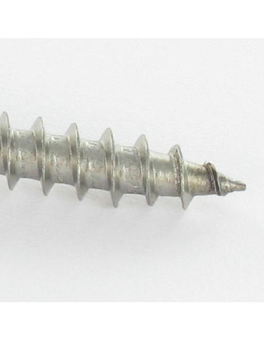 1 x Vite Per Pvc Acciaio Inox A2 Testa...