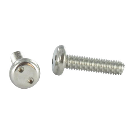 1 x Vite Per Metalli Di Sicurezza Testa Cilindrica SERPENTE OCCHIO M4X10 Acciaio Inox A2 EMBT8