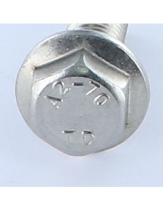 Vite Per Metalli Testa Esagonale Flangia Liscia M10X35... 2