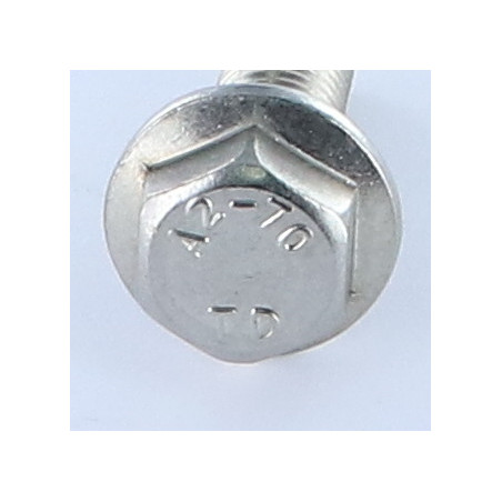 1 x Vite Per Metalli Testa Esagonale Flangia Liscia M10X35 Acciaio Inox A2