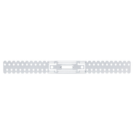 1 x Appendiabiti a forma di U per profili da 60 mm Zincate