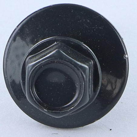 1 x Vite Autoperforante Testa Esagonale 5,5X25 Rondella Di Tenuta Con Guarnizione In Neoprene Epdm Zincate Ral7016 Grigio