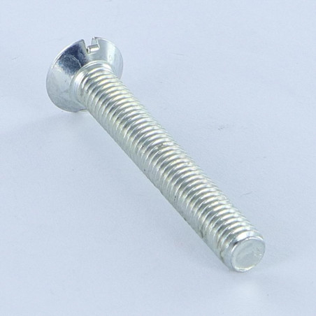 1 x Vite Per Metalli Testa Forata Con Intaglio M1.6X6 Acciaio Grezzo microviti