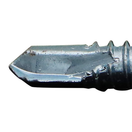 1 x Vite Autoperforante Testa Esagonale 6,3X75 Filetto A Lamiera Zincate LAQ Ral1015 Avorio Chiaro