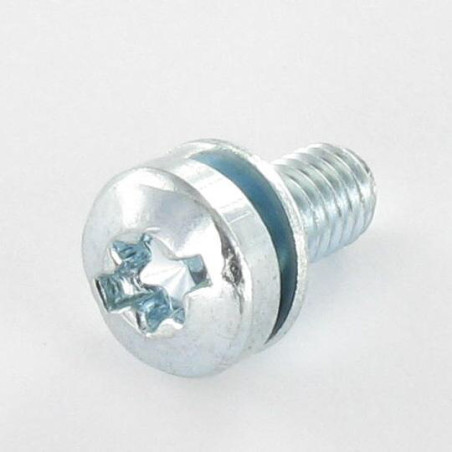 1 x Vite Per Metalli testa bombata larga T25/FEND M5X9+RD IMPER Zincate