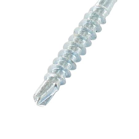 1 x Vite Per Legno E Truciolato Medium Testa Forata Dentellato T20 4X35 Filettata Su 24 Zincate Ral9010 Bianco Puro