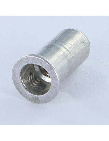 1 x Dado rivettabile Testa Piatta Cieca M4X16.5...