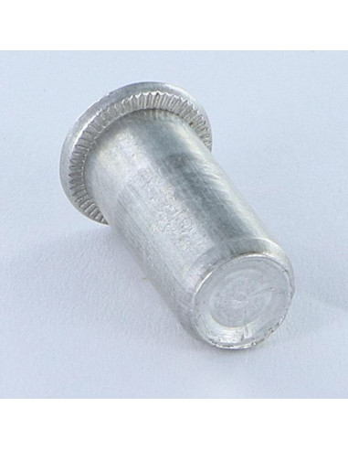 1 x Dado rivettabile Testa Piatta Cieca M4X16.5...