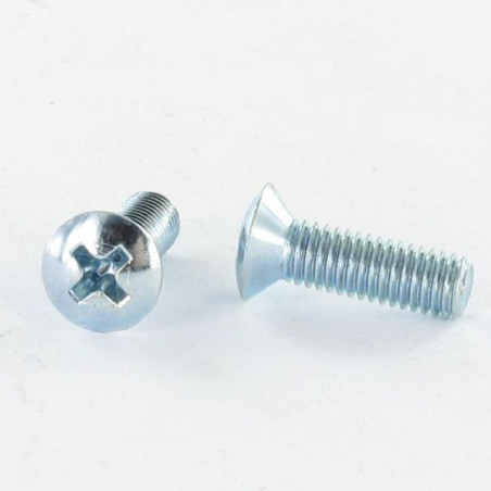 1 x Vite Per Metalli Testa Forata Bombata Pozy M5X50 Zincate
