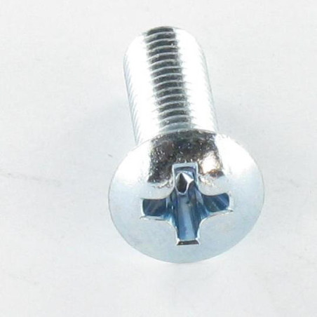 1 x Vite Per Metalli Testa Forata Bombata Pozy M5X50 Zincate