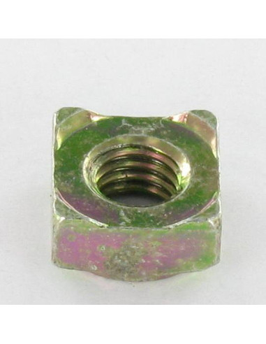 1 x Dado Quadrato A Saldare M8 14X14X6,5 Bicromato