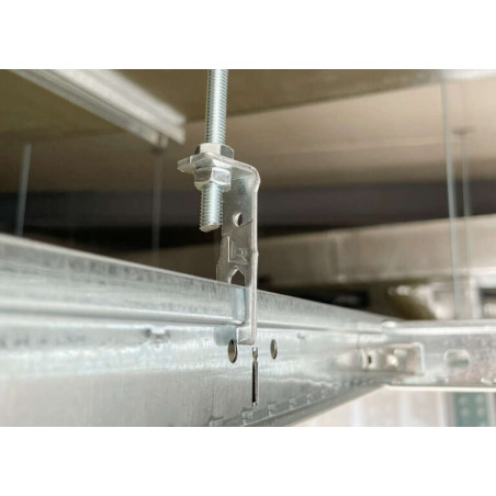 1 x SOSPENSIONE ANGOLO IMPOSTORE SOFFITTO 6 Zincate