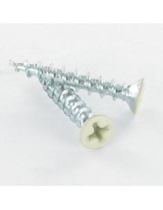 Vite Per Pvc Testa Forata Bombata Phillips 4,3X16 Zincate...
