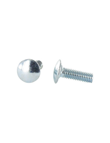 1 x Testa Poelier Con Colletto Quadrato M12X35...