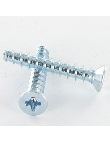 1 x Vite Per Pvc TRILOBO Testa Forata Pozy 3X8...