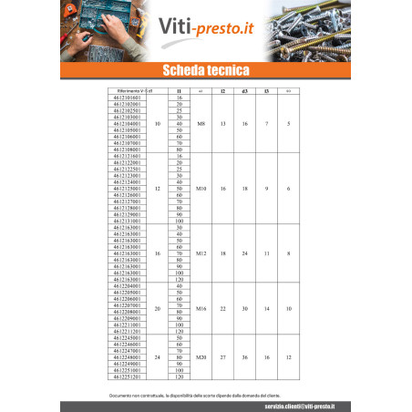 1 x Vite Per Metalli Spalla Chiave Esagonale Da 4 M6/11 8X16 Classe 12.9 Acciaio Grezzo