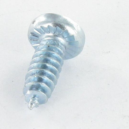 1 x Vite Per Pvc testa bombata larga Pozy Dentellato 4,3 x 12 Autoperforante Filetto 30 Zincate