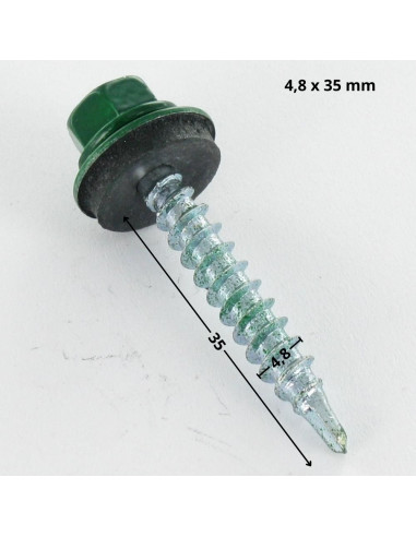 1 x Vite Autoperforante Testa Esagonale 4.8X35...