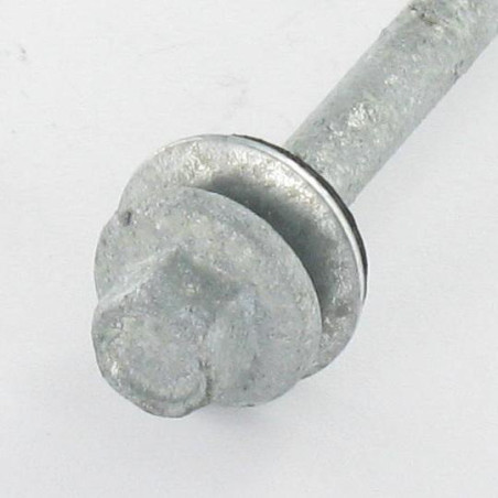 1 x Vite Autoperforante Testa Esagonale 6,5 x 125 Rondella Elevata Resistenza Alla Corrosione Acciaio Zincato A Caldo