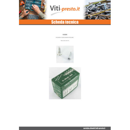 1 x Vite Spax Testa Forata Pozy 3X12 Diametro Della Testa: 5 WIROX microviti