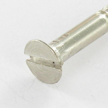 1 x Viti Per Legno Testa Forata Con Intaglio 5X45 Acciaio Cromato