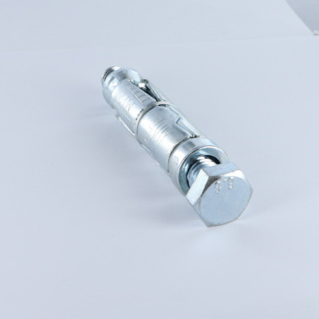 1 x Bullone con Capsula 20X70 M12X90 Zincato Cr3 96 Ons Senza Ruggine Rossa