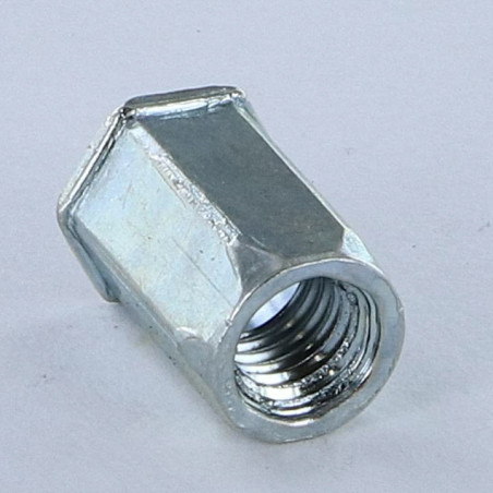 1 x Dado rivettabile Esagonale Testa Ridotta M6X15.5 Zincate ACRTH