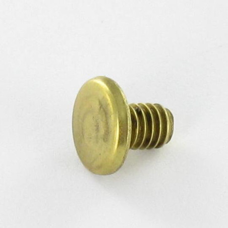 1 x PERSICA Ottone Testa Piatta 4,3X6 T9 EP1.5