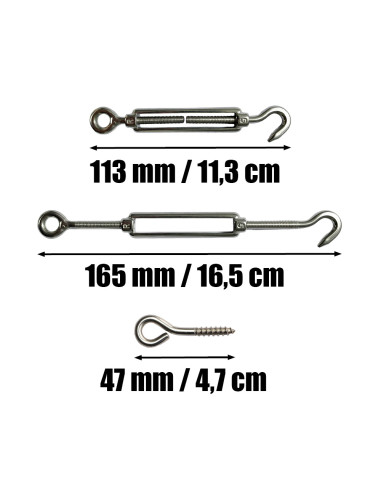 1 x Kit di 30 metri di cavo in acciaio inox...
