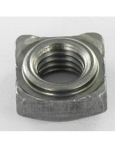 1 x Dado Quadrato A Saldare Flangia M10 17X17X8...