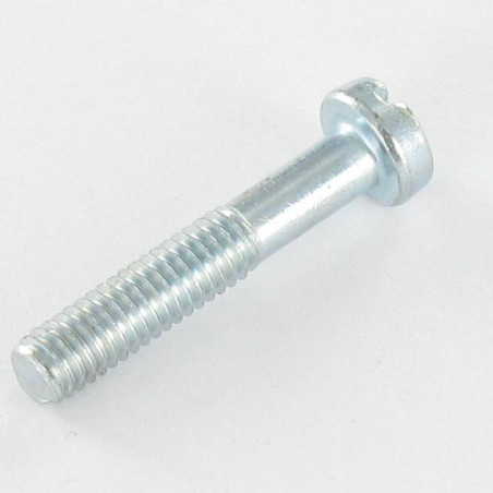 1 x Vite Per Metalli Testa Cilindrica Con Intaglio M4X22 Filettata Su 14 Zincate