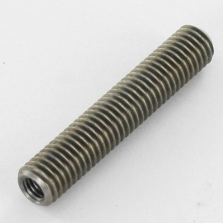 1 x Filetto Acciaio Grezzo M8X45 Forata E Filettata M5/15