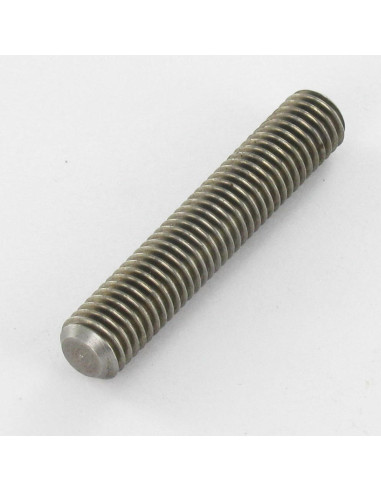 1 x Filetto Acciaio Grezzo M8X45 Forata E...