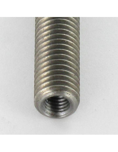 1 x Filetto Acciaio Grezzo M8X45 Forata E...