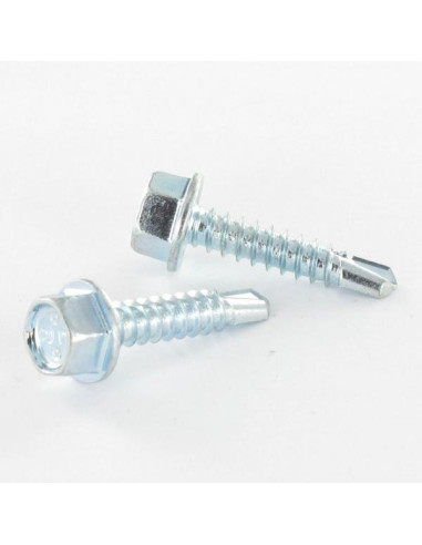 1 x FASTOVIS Testa Esagonale 4,8X19 Zincate