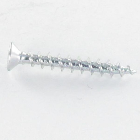 1 x Vite Per Pvc Testa Forata Bombata Phillips 4,3X45 Autoperforante Zincate